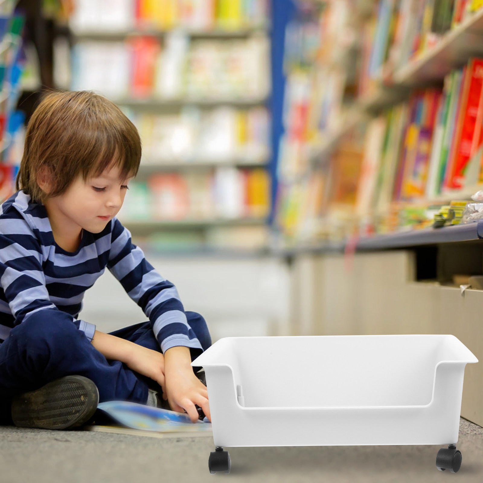本収納ボックス ローリングカート デスクトップオーガナイザー - Book Cart Rolling のレビューと価格