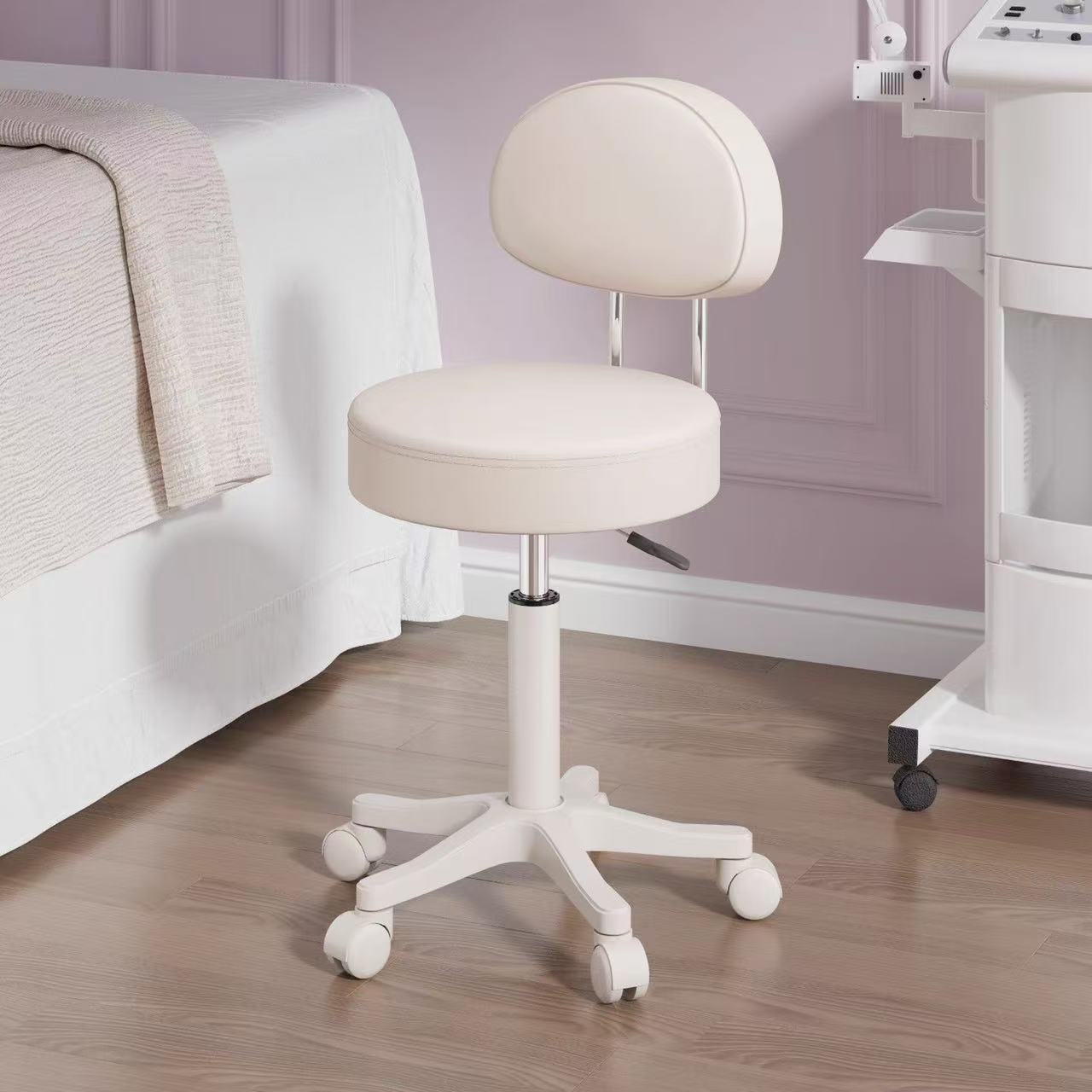 ホームメイクアップチェア、360度回転＆昇降機能付きホイール - Office Furniture Set のレビューと価格