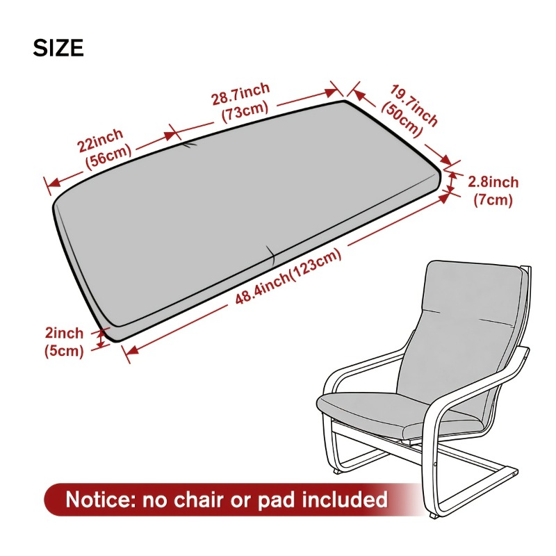 1PC ジャカードチェアパッドスリップカバーホームラウンジア - Visitor Chair Padded のレビューと価格