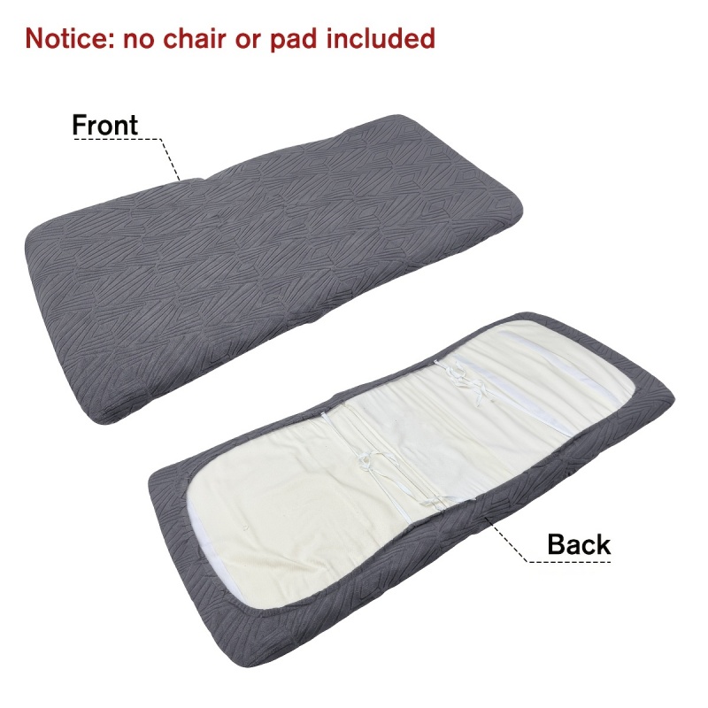 1PC ジャカードチェアパッドスリップカバーホームラウンジア - Visitor Chair Padded のレビューと価格