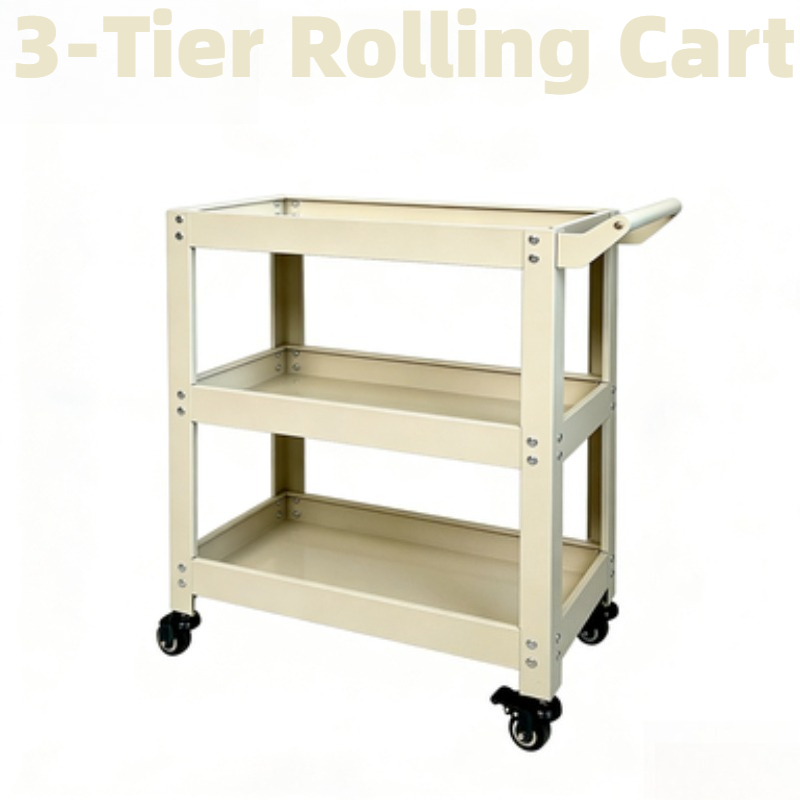 3段式メタル収納カート、多機能ローリングトロリー、キッチン、 - Book Cart Rolling のレビューと価格