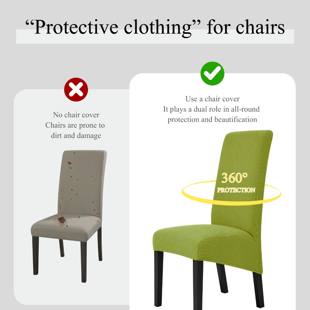 大型チェアカバー ダイニングルーム 調節可能 ジャカードシー - Visitor Chair Padded のレビューと価格