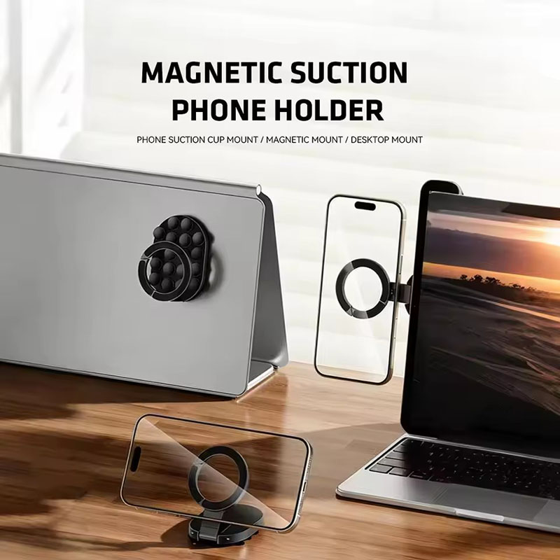 3in1マグネット式折りたたみスマホスタンド、360度回転デ - Mobile Pedestal Cabinet のレビューと価格