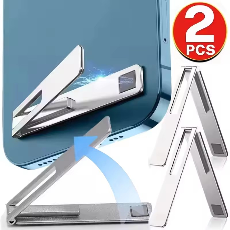 目に見えない超薄型磁気携帯電話ホルダー スタンド 金属合金製 - Mobile Pedestal Cabinet のレビューと価格