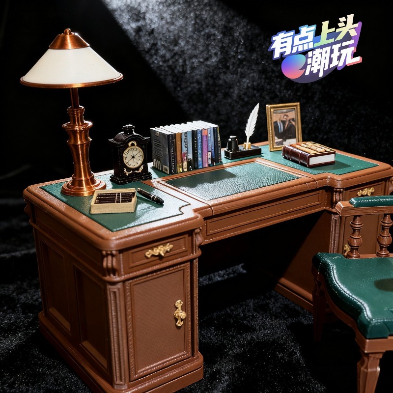オリジナル 1/12 ミニチュアヴィンテージアメリカンスタイ - Office Furniture Set のレビューと価格