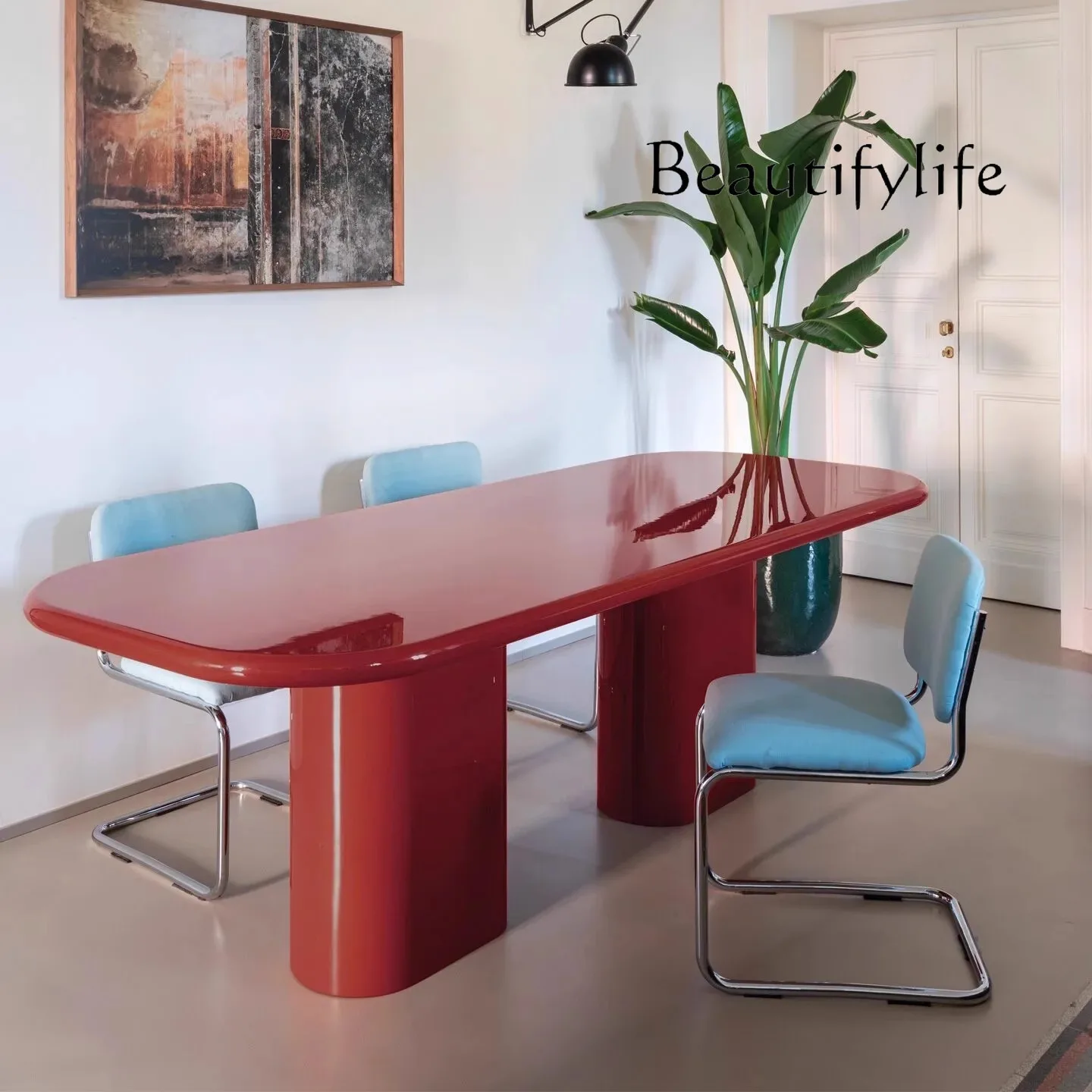 軽奢なリビングルームデスク、ミニマリストダイニングテーブル、 - Office Furniture Brand のレビューと価格