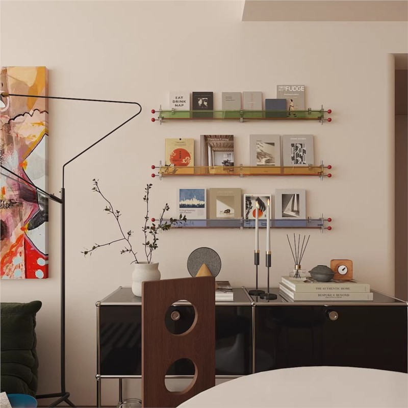 壁掛けディスプレイラックブックアクリル光軸マガジンラックバウ - Office Furniture Brand のレビューと価格