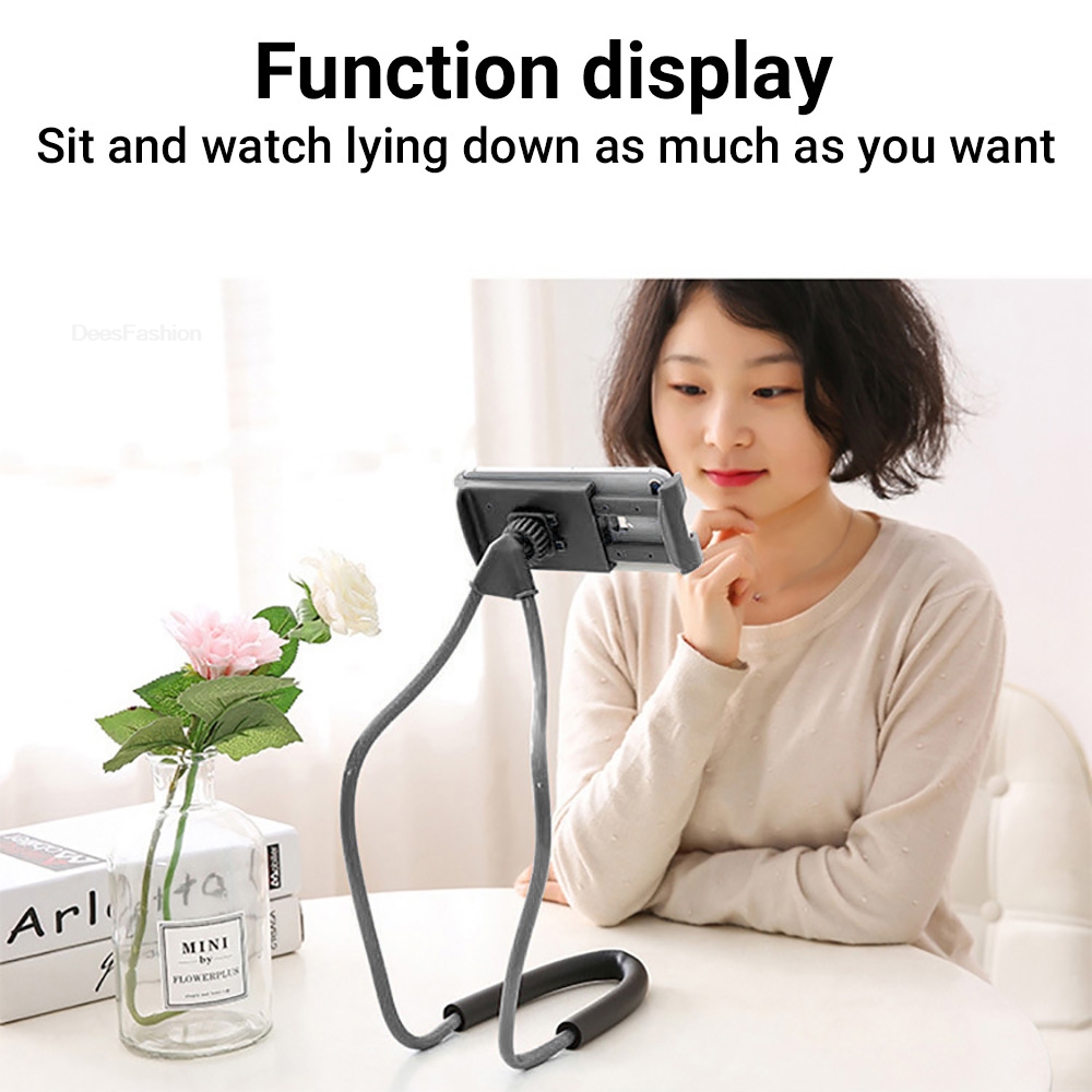 柔軟な携帯電話ホルダー、首掛け式怠惰なネックレスブラケット、 - Mobile Pedestal Cabinet のレビューと価格